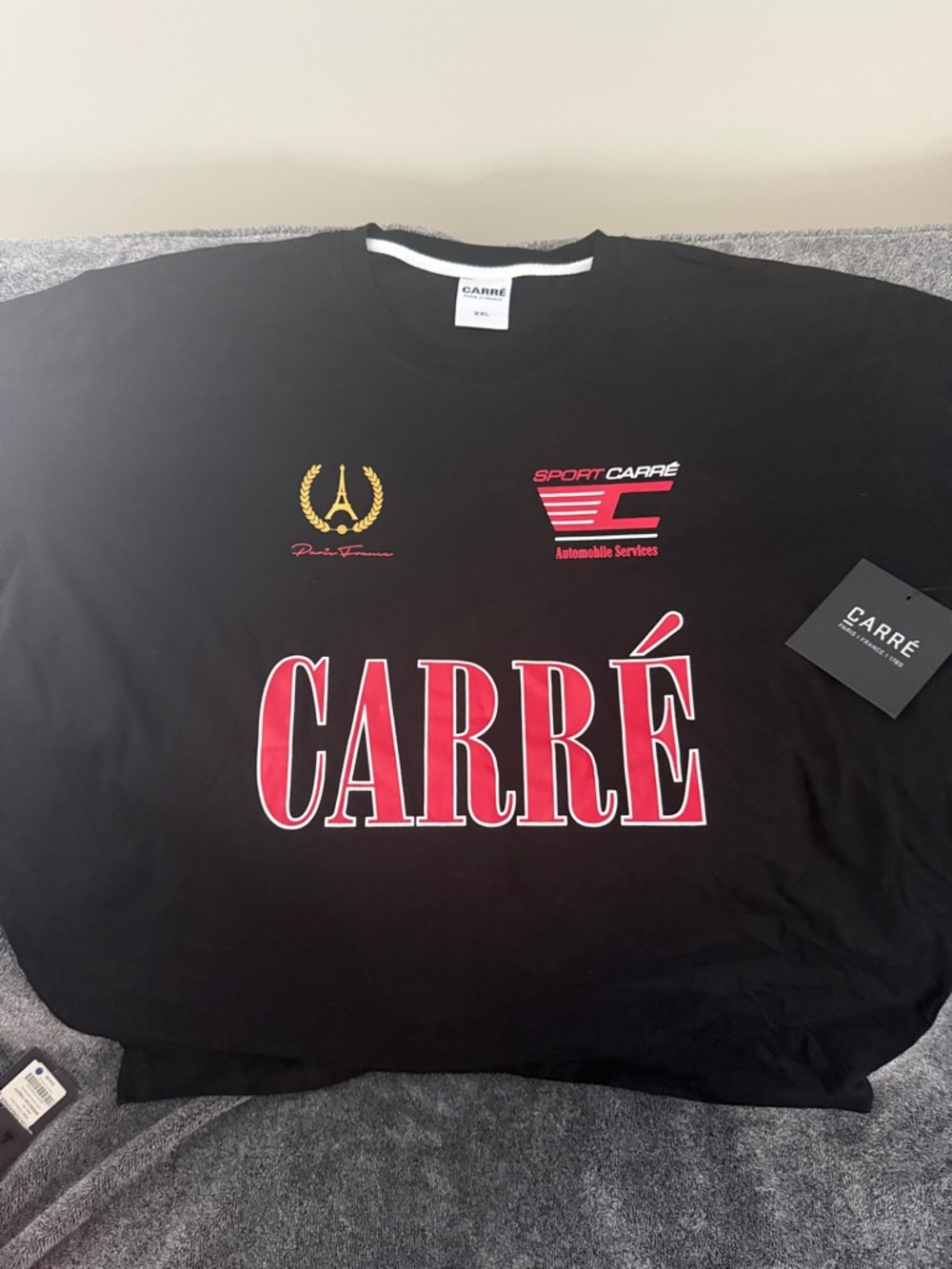 Black Graphic Logo long sleeve